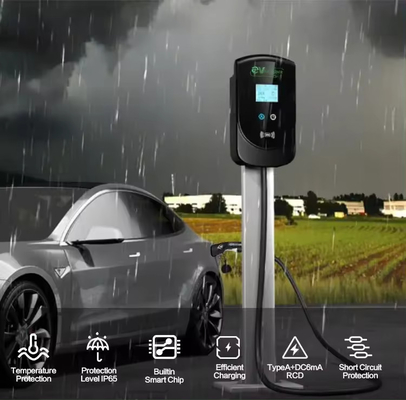 AC-Ausgang 22KW 2 EV-Ladestationen für Elektroautos Wasserdicht 380v Eingangsspannung