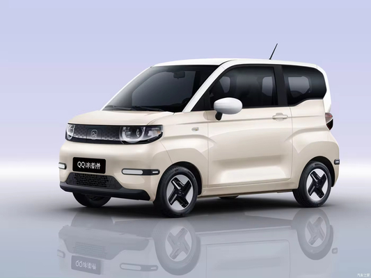 Chery QQ Eiscreme 2024 3-Türer 4-Sitzer Mini-Elektroauto für SUV-Körperstruktur